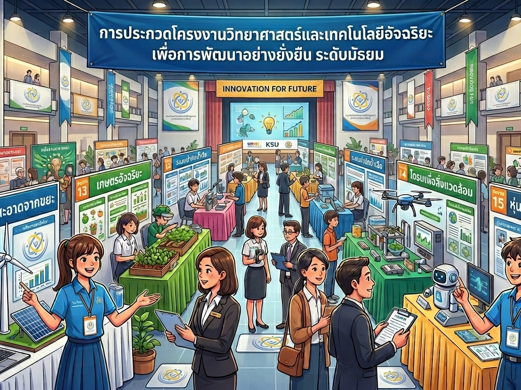 ประกวดโครงงานวิทยาศาสตร์